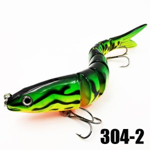 Fishing Lures Multi Jointed Swimbait Crankbait Slow Sinking Bionic Artificial Bait Freshwater Saltwater Trout Bass Fishing Accessories 20g 0.7oz/13.5cm 5.31inch