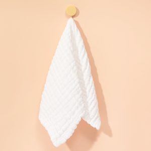 6-Pack Ultra-Soft Muslin Baby Towels - Gentle 6-Layer Cotton for Face, Feeding, Swimming & Burping - Absorbent, Quick-Drying, Multipurpose Handkerchiefs for Newborns & Infants