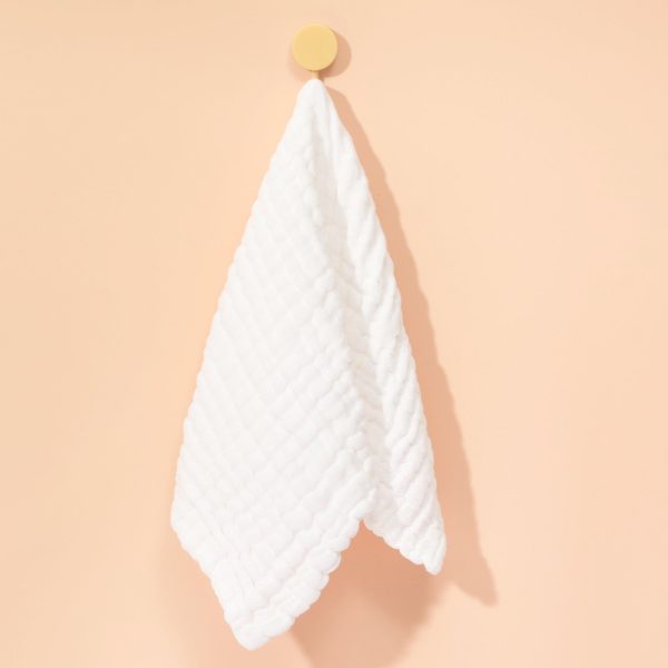 6-Pack Ultra-Soft Muslin Baby Towels - Gentle 6-Layer Cotton for Face, Feeding, Swimming & Burping - Absorbent, Quick-Drying, Multipurpose Handkerchiefs for Newborns & Infants