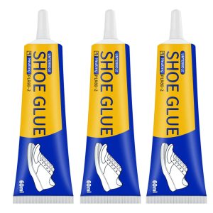Clear Shoe Repair Adhesive Low Odor Strong Adhesive Soft Resin Shoe Glue for Fixing Worn Shoes or Boots