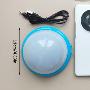 1pc Spaceship-shaped Star Projection Lamp With 8 Color Modes, USB Or Battery Dual Use